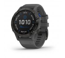 Garmin fenix 6 Pro Solar Edition - Black with slate gray band - Solar (010-02410-11)