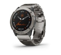 Garmin fenix 6X Pro Solar Edition - titanium with vented titanium bracelet (010-02157-24)