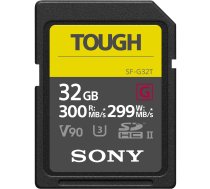 Sony SDHC 32GB SF-G Tough Series UHS-II R300/W290 V90, U3, Class 10 (SF-G32T)