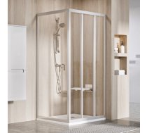 Ravak Shower Fixed Wall APSS-80 198 White + Glass Transparent (940401R2Z1)