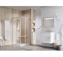 Ravak Shower Corner SRV2-100 195 S White + Polystyrene Pearl (14VA01O211)