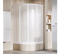 Ravak Shower Corner SKCP4-90 SABINA White + Polystyrene Pearl (31177V10011)