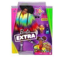 Mattel Barbie Extra Doll in Rainbow Coat with Pet (GRN27/GVR04)