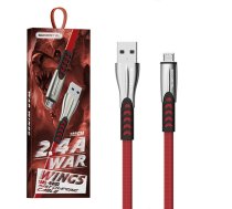 Somostel SMS-BW02 1m Fast Charging Cable Red (5902012967799)