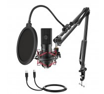 Fifine T732 Black Condenser Microphone + Stand / USB