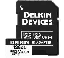 Delkin Devices Trail Cam Hyperspeed microSDXC 128GB Class 10 U3 V30 R100/W75 (DDMSDAHS128GB)