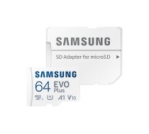 Samsung Evo Plus microSDXC 64GB 130 MB/s V10 UHS-1 + Adapter (MB-MC64KA/EU)