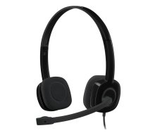 Logitech H151 Headset Head-band 3.5 mm connector Black