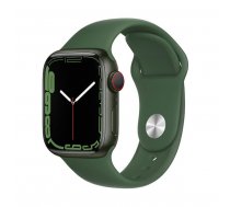 Apple Watch Series 7 GPS + Cellular 41mm Green Aluminium Case with Clover Sport Band - Regular MKHT3EL/A