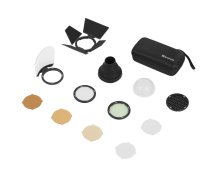 Quadralite Reporter 200 TTL Round Head Accessory Kit