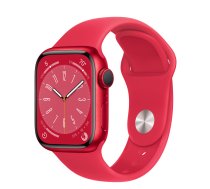 Apple Watch Series 8 GPS 41mm (PRODUCT)RED Aluminium Case with (PRODUCT)RED Sport Band - Regular MNP73EL/A