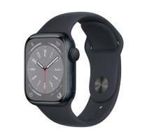 Apple Watch Series 8 GPS 41mm Midnight Aluminium Case with Midnight Sport Band - Regular MNP53EL/A