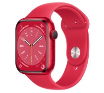 Apple Watch Series 8 GPS 45mm (PRODUCT)RED Aluminium Case with (PRODUCT)RED Sport Band - Regular MNP43EL/A