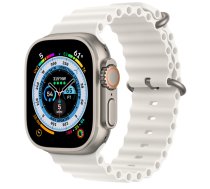 Apple Watch Ultra GPS + Cellular, 49mm Titanium Case with White Ocean Band MNHF3EL/A