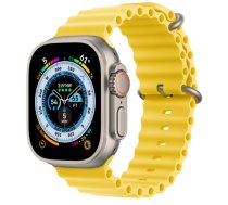 Apple Watch Ultra GPS + Cellular, 49mm Titanium Case with Yellow Ocean Band MNHG3EL/A