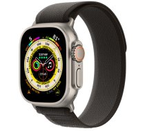 Apple Watch Ultra GPS + Cellular, 49mm Titanium Case with Black/ Gray Trail Loop - M/ L MQFX3EL/A