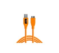 Tether Tools USB 3.0 male Type-A to Micro-B cable 4.6m Orange (CU5454)
