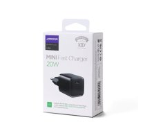 Joyroom fast wall charger USB Type C 20W Power Delivery Quick Charge 3.0 AFC black (L-P202)