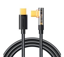 Joyroom Angled Lightning cable - USB C for fast charging and data transfer 20W 1.2 m black (S-CL020A6)