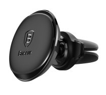 Baseus Magnetic Air Vent Magnetic car holder for ventilation grille with holder for 2 cables black (SUGX-A01)