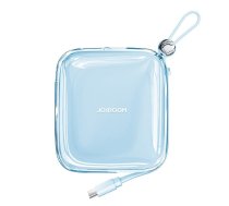 Joyroom Powerbank 10000mAh Jelly Series 22.5W with built-in USB-C Cable, Blue (JR-L002)