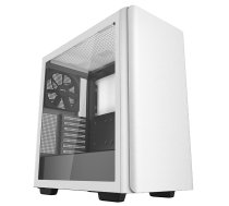DeepCool MID TOWER CASE CK500 Side window, White, Mid-Tower (R-CK500-WHNNE2-G-1)