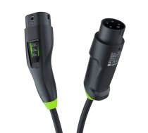 Green Cell Habu EV Mobile Charger 11 kW 7 m Type 2 to CEE 16 A for Charging Electric Vehicles EV PHEV 2in1 Wallbox with GC App (EVGC01)