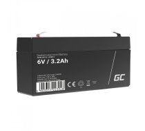 Green Cell AGM VRLA 6V 3.2Ah maintenance-free battery for the alarm system, cash register, toys (AGM14)