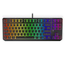 Endorfy Thock TKL mechanical keyboard with RGB Pudding Edition Black (US, Kailh BROWN switch)