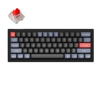 Keychron V4 60% Mechanical Keyboard (ANSI, Carbon black, RGB, Hot-swap, US, Pro Red Switch)