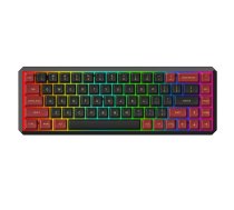 Darmoshark K5 TKL wireless mechanical keyboard with RGB (US, Hot-swap, RED switch V3) Black