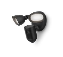 Ring Floodlight Cam Wired Pro 1080p HDR Video, 3D Motion Detection and Bird's Eye View, hardwired installation Black