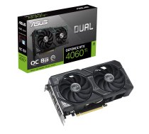 ASUS Dual GeForce RTX 4060 Ti OC Edition 8GB GDDR6 with two powerful Axial-tech fans and a 2.5-slot design for broad compatibility (DUAL-RTX4060TI-O8G)