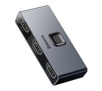 Baseus two-way switch splitter HDMI switcher - 2x HDMI 4K / 30 Hz gray (CAHUB-BC0G)