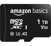 Amazon Basics - microSDXC 1TB with SD Adapter A2 U3 Read Speed up to 100MB/s Black