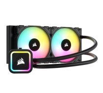Corsair iCUE H100x RGB ELITE Complete Water Cooling - 240 mm, Black (CW-9060065-WW2)