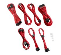 CableMod C-Series Pro ModMesh 12VHPWR Cable Kit for Corsair RM, RMi, RMx (Black Label) - red (CM-PCSR-16P3KIT-NKR-R)