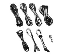 CableMod C-Series Pro ModMesh 12VHPWR Cable Kit for Corsair RM, RMi, RMx (Black Label) - black/white (CM-PCSR-16P3KIT-NKKW-R)