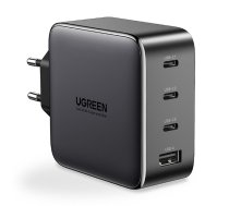 Ugreen GaN fast charger 3x USB Type C / USB Power Delivery 3.0 QuickCharge 4+ FCP SCP AFC 100W EU Black (CD226 40747)
