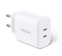 Ugreen charger 2x USB Type C 40W Power Delivery white (10343)