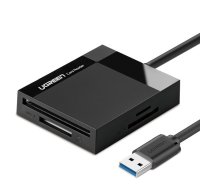 Ugreen USB 3.0 SD / micro SD / CF / MS memory card reader black (30231)