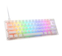 Ducky One 3 Aura White Mini Gaming Keyboard, RGB LED - Gateron Baby Kangaroo (US) (DKON2161ST-KUSPDAWWWWG1)