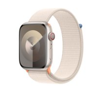 Apple Watch Series 9 GPS + Cellular 45mm Starlight Aluminium Case with Starlight Sport Loop MRMA3