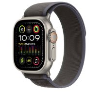 Apple Watch Ultra 2 GPS + Cellular 49mm Titanium Case with Blue/ Black Trail Loop (M/ L) MRF63FDA