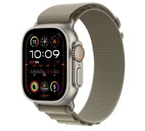 Apple Watch Ultra 2 GPS + Cellular 49mm Titanium Case with Olive Alpine Loop (Medium) MREY3FDA
