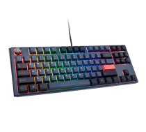 Ducky One 3 Cosmic Blue TKL Gaming Keyboard, RGB LED - MX-Silent-Red (US) (DKON2187ST-SUSPDCOVVVC2)