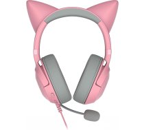 Razer Kraken Kitty V2 - Wired RGB Headset with Kitty Ears (Quartz Pink) | USB