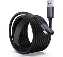Stouchi Limited Link Cable 5m, Compatible with Meta/Oculus Quest3/Quest2/Pro PICO 4 PC Steam VR (CTC5-Black)