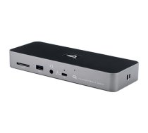 OWC Dock Thunderbolt 4 Dock 11-Port f. Mac/Windows. Add 3 TB + 4 USB/Ethernet/audio + Card Reader OWCTB4DOCK