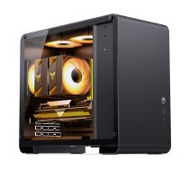 Jonsbo U4 Mini Micro-ATX-Tower, Tempered Glass Black